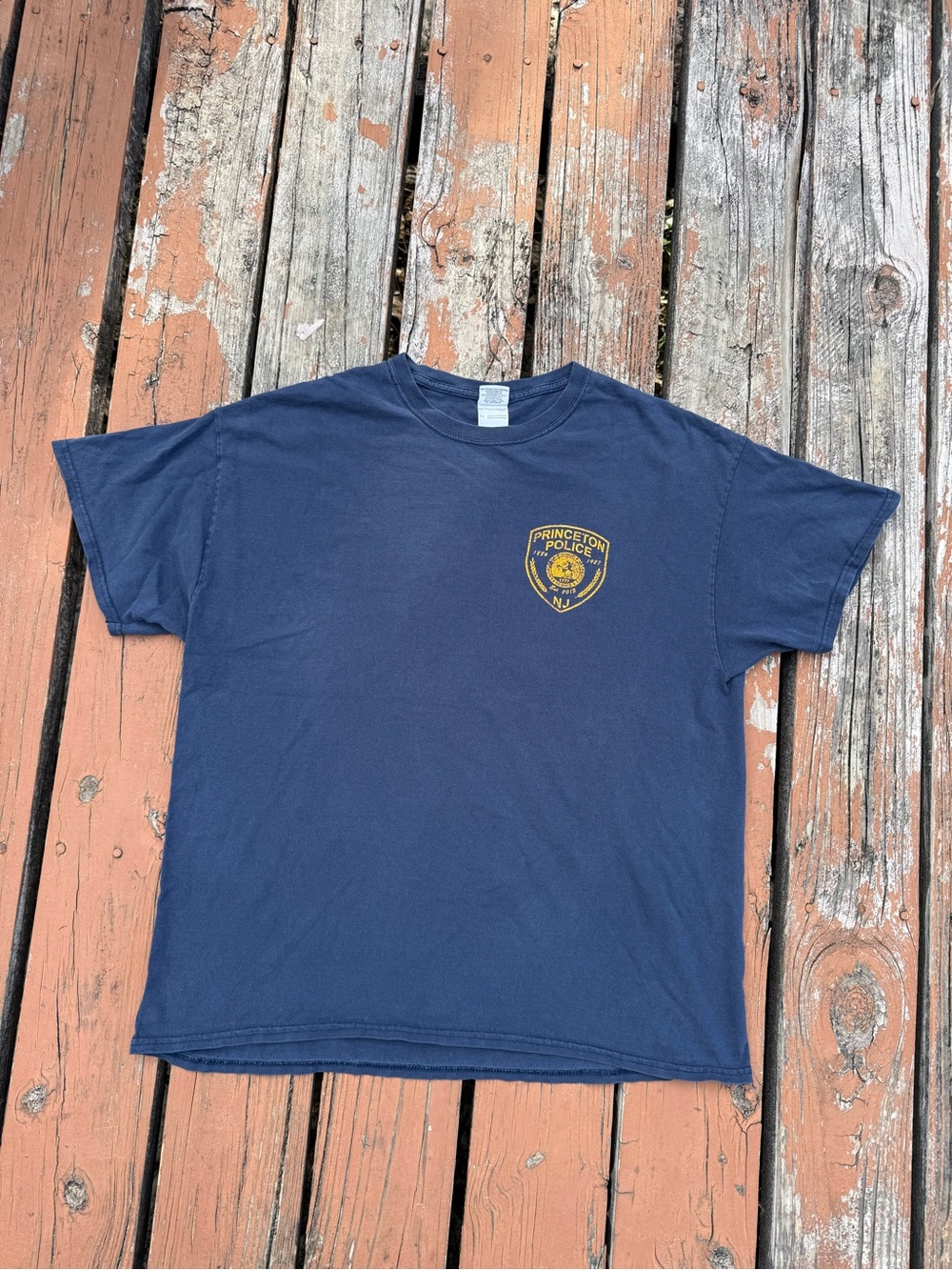Vintage T‑Shirt Princeton Police Shield